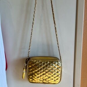 Matte Gold Shoulder Shoulder Bag. New  See pictures. Great for any occasion.